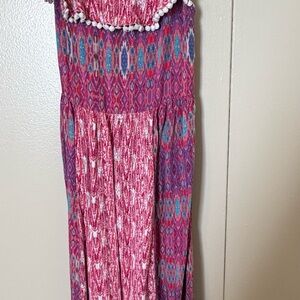 Xhilaration Pink and Purple Kids Casual Dress